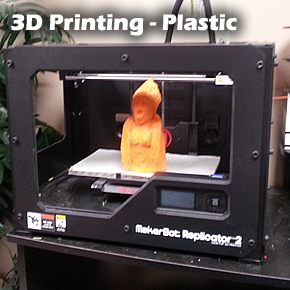 3D Printing services in extruded PLA plastic