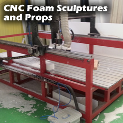 CNC Foam Cutting - Sculptures & Props