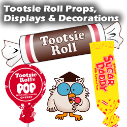 Tootsie Roll Props, Displays & Decorations