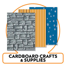 CARDBOARD CRAFTING SUPPLIES 