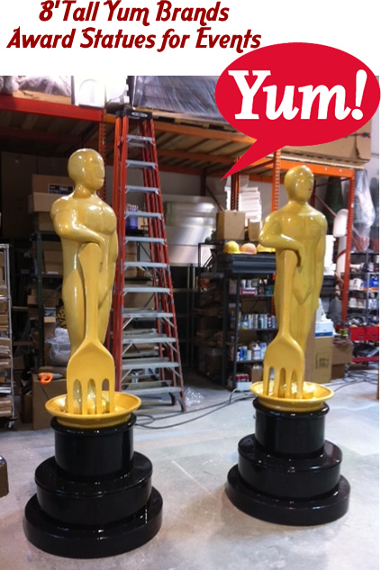 Big Award Statue Foam Prop